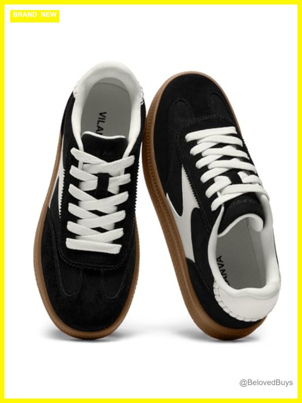 Genuine Suede Fashion Sneakers Classic Retro Gum Sole Casual Tennis Shoes